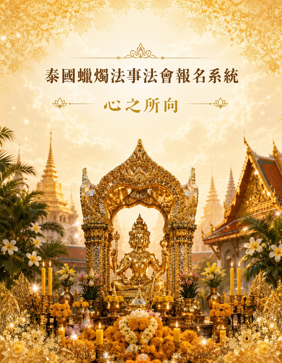泰國蠟燭法會法事報名系統